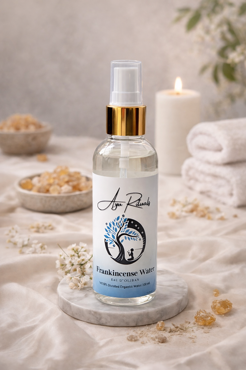 Frankincense Water – 100% Pure Moroccan Hydrosol (100 ml)