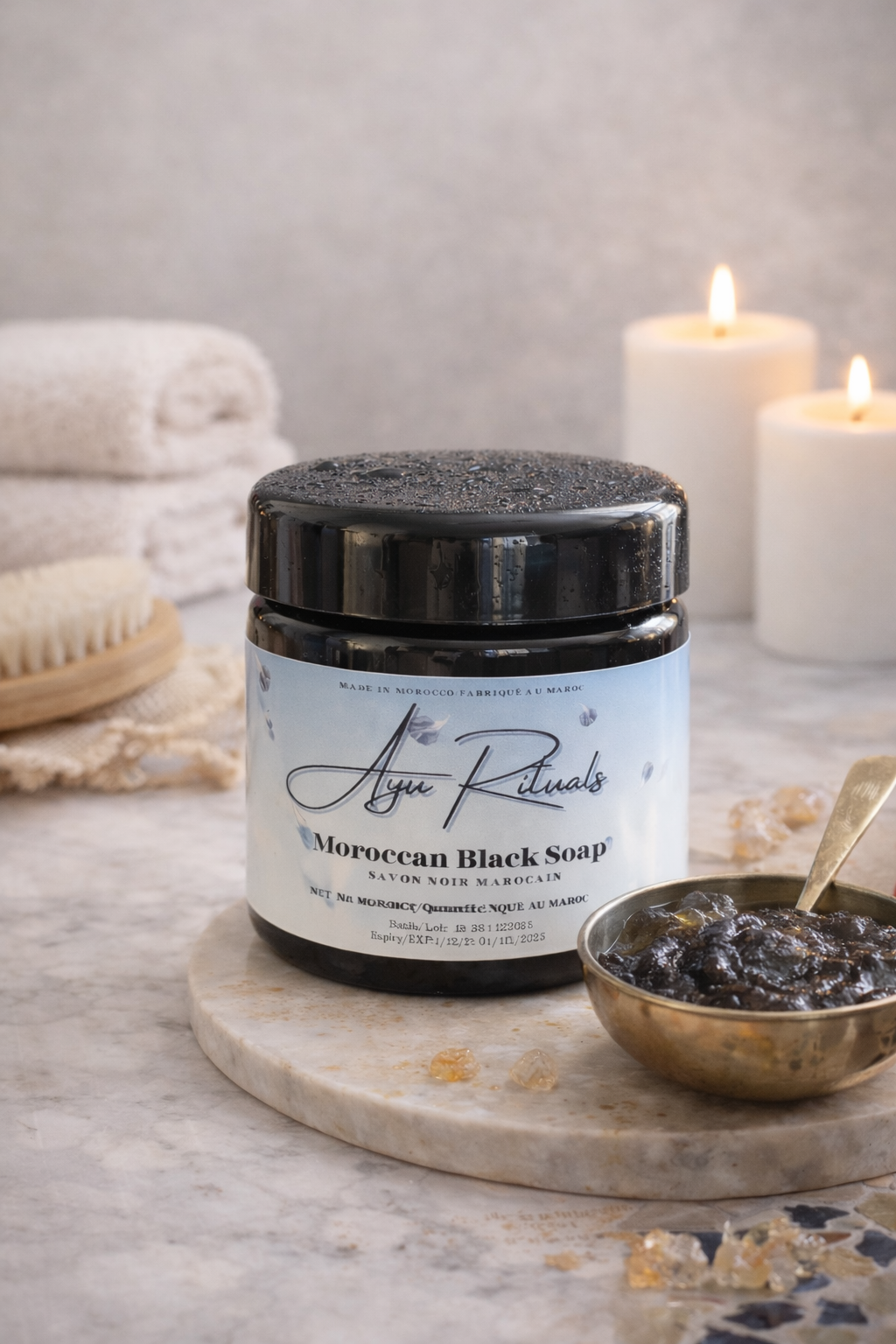 Moroccan Black Soap – Traditional Savon Noir (200 g)