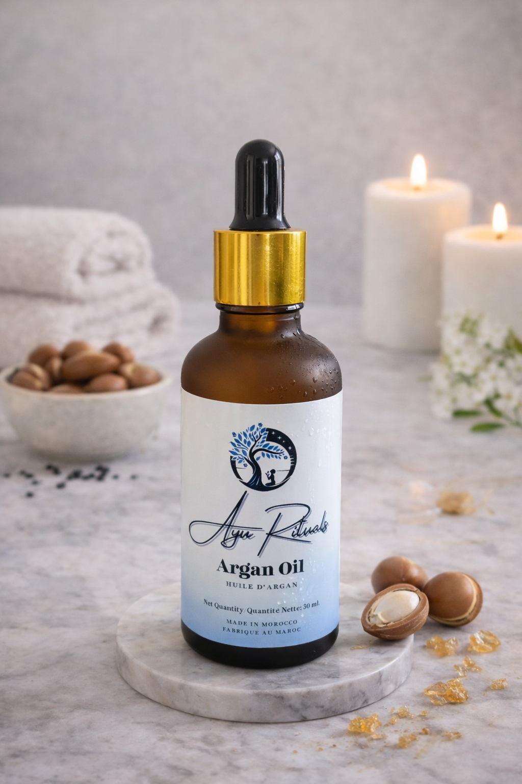 Argan Oil – 100% Pure Moroccan Cold-Pressed Oil (50 ml)