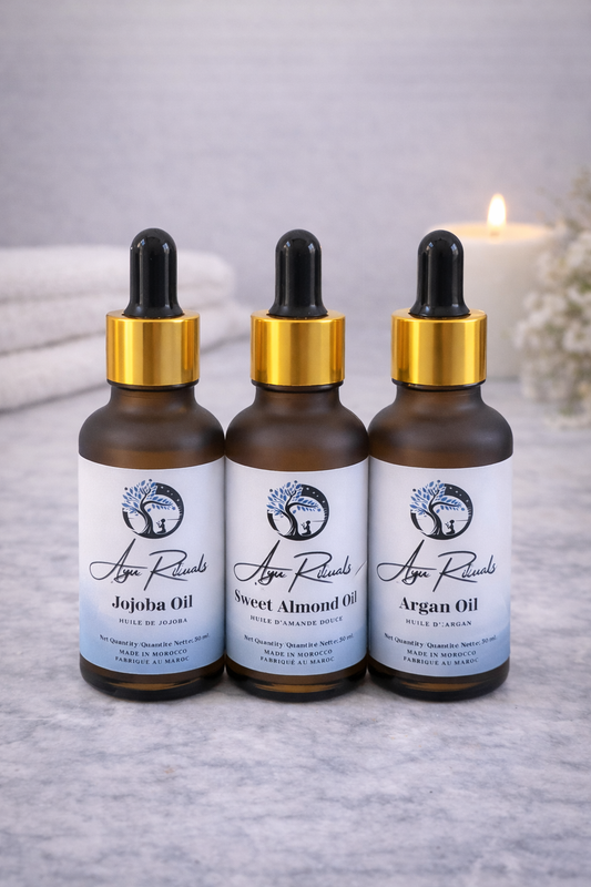 Pure Oils Trio - Moroccan Nourishing Oil Set